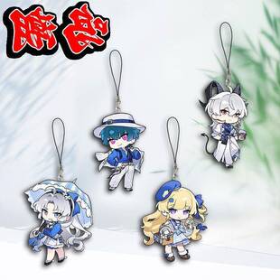 鸣潮-罗森联动Q版周边手机挂绳布兰特珂莱塔高颜值随身背包小挂件