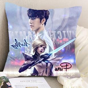 theshy姜承渌IG周边应援抱枕宿舍卧室靠枕海报图片定制抱枕头礼物