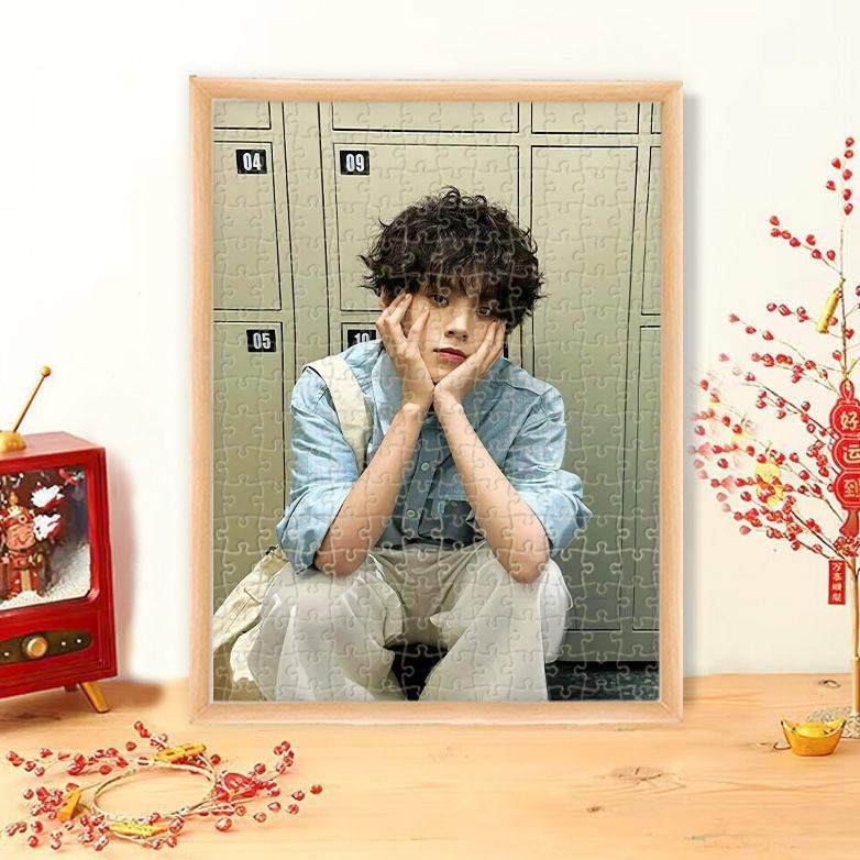 左航木质拼图有框TF家族三代周边益智玩具ins风送朋友闺蜜礼物