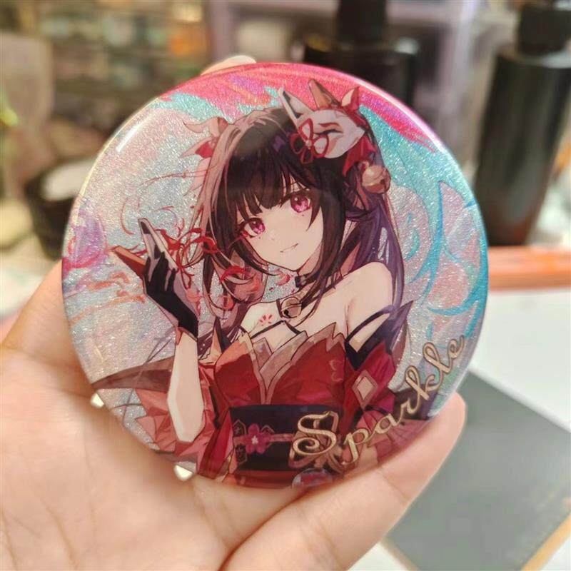 崩坏星穹铁道卡花火75mm徽章银葱吧唧谷子周边马口铁胸针闺蜜礼物