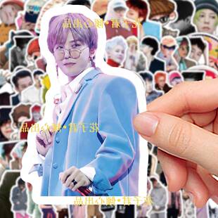 180张GD权志龙贴纸Bigbang高清GD单人周边高颜值装饰手账手机贴画