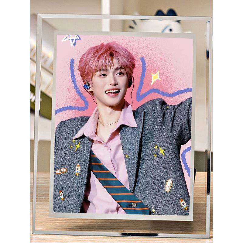 田栩宁梓渝相框图片制作款生日礼物送朋友宿舍卧室办公室桌面摆台