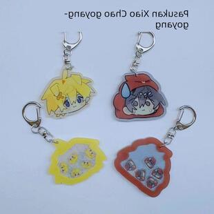 小潮team钥匙扣小潮院长小潮摇摇乐书包双面装饰挂件挂饰礼物学生