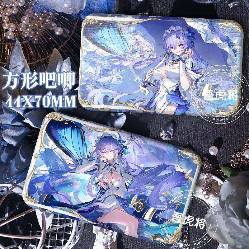 坎特蕾拉菲比鸣潮双闪方形反光吧唧游戏周边徽章谷子收藏胸针同人