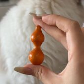 绕指柔小葫芦文玩细腰绕指柔木葫芦随身把玩可爱简约葫芦玩意