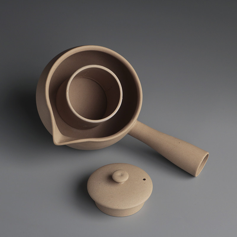 陶瓷煮茶器小青柑煮茶壶侧把壶黑茶煮茶炉专用功夫茶具小型电陶炉