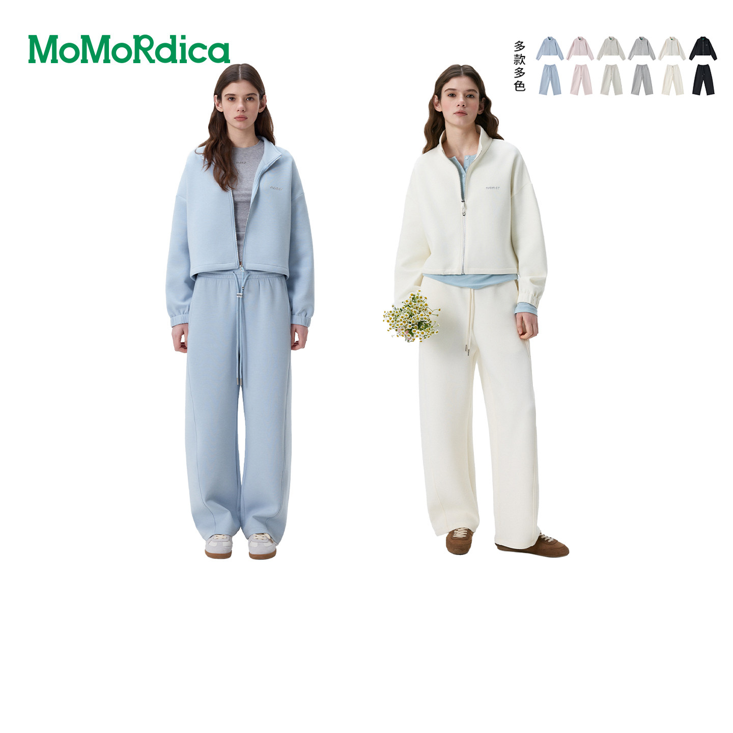 Momordica26春新款运动风通勤必备休闲卫衣外套搭配休闲长