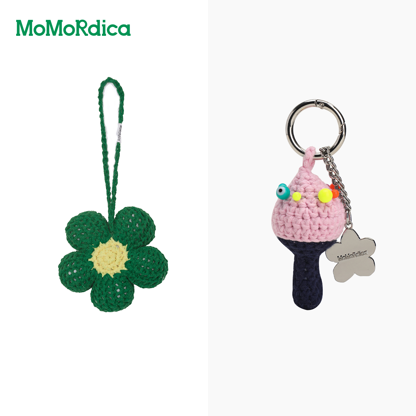 MoMoRdica包包挂件/编织撞色挂饰