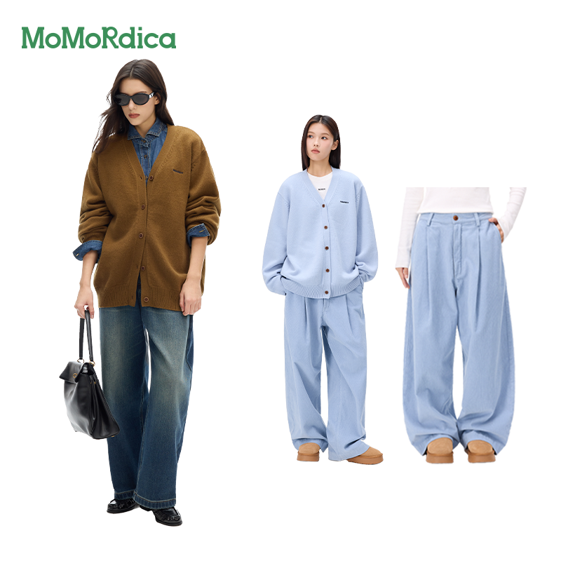 【所有女生的衣橱直播间】Momordica 针织衫开衫/灯芯绒阔腿裤