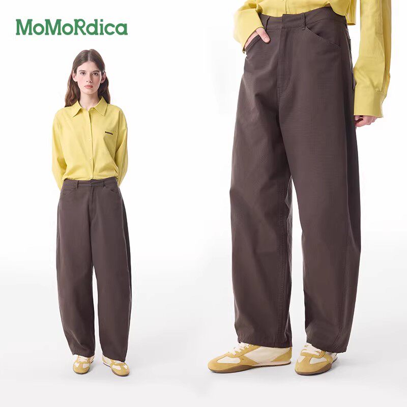Momordica宽松显瘦百搭休闲长裤女