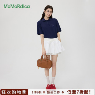 百搭休闲上衣男女同款 Momordica新款 polo衫 2025夏季 纯棉翻领短袖