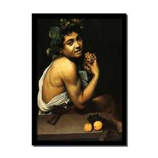 葡萄酒酒神图红酒巴克斯画作装饰画酒吧酒窖餐厅挂画产区图带框画