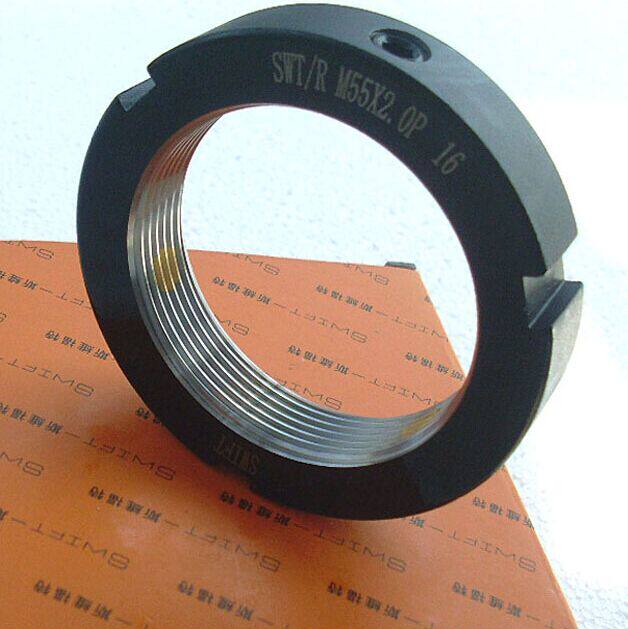 径向锁紧螺母M75x2P精密主轴滚珠丝杆自锁止退圆螺帽斯维特SWT/R