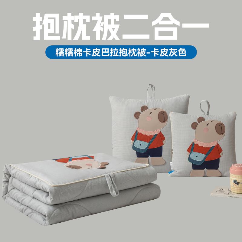 抱枕毯子二合一被子两用2026新款汽车抱枕车载车上专用多功能午睡图片