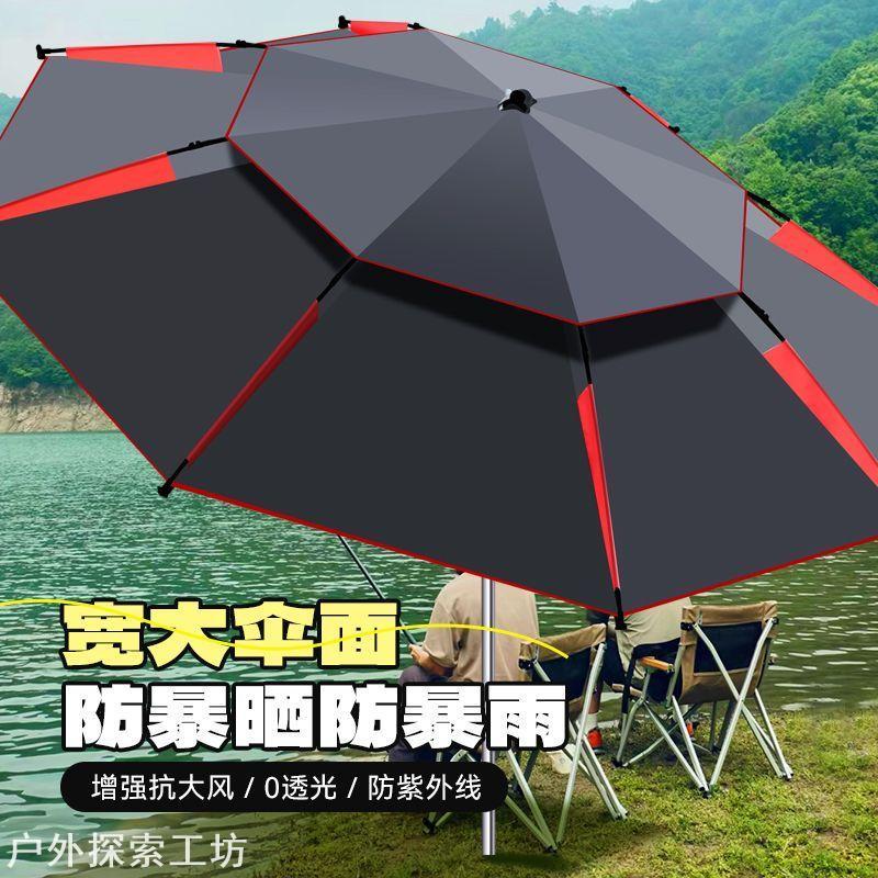 钓鱼伞万向垂钓防晒防暴雨大钓伞钓鱼专用伞钓鱼大伞防风防防雨