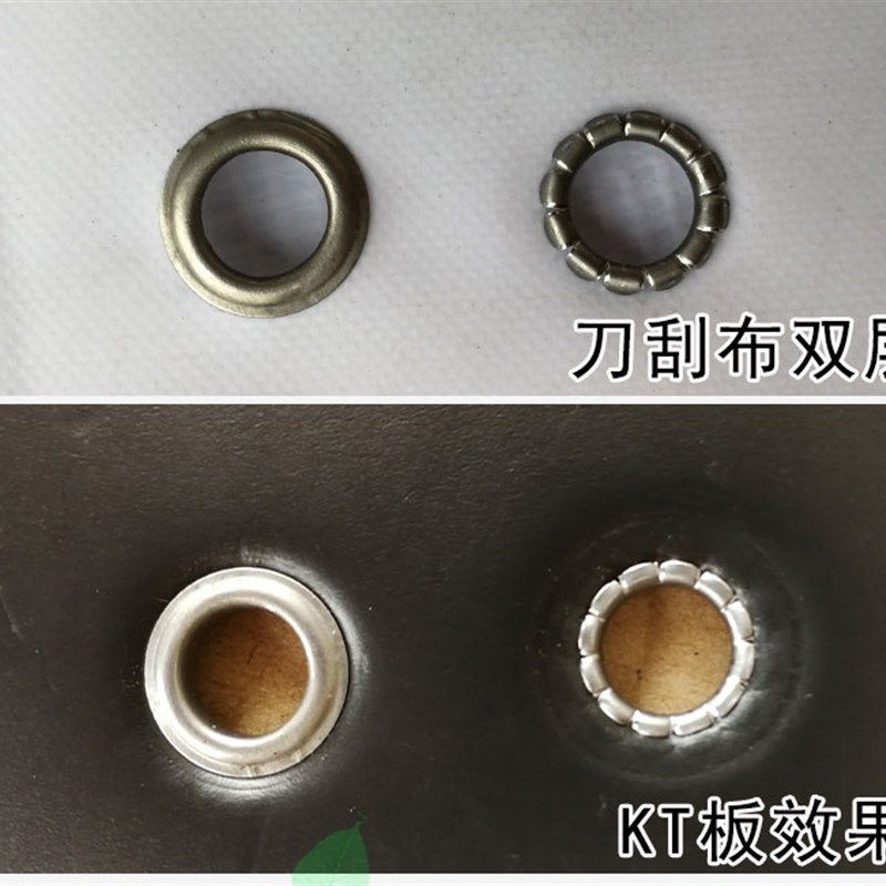 新款专业型半自动打扣机喷绘布广告灯箱布展架刀刮布压扣机送扣眼