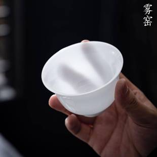 折扣价 羊脂玉冰种玉瓷高档功夫茶具公司商务办公家用盖碗礼盒