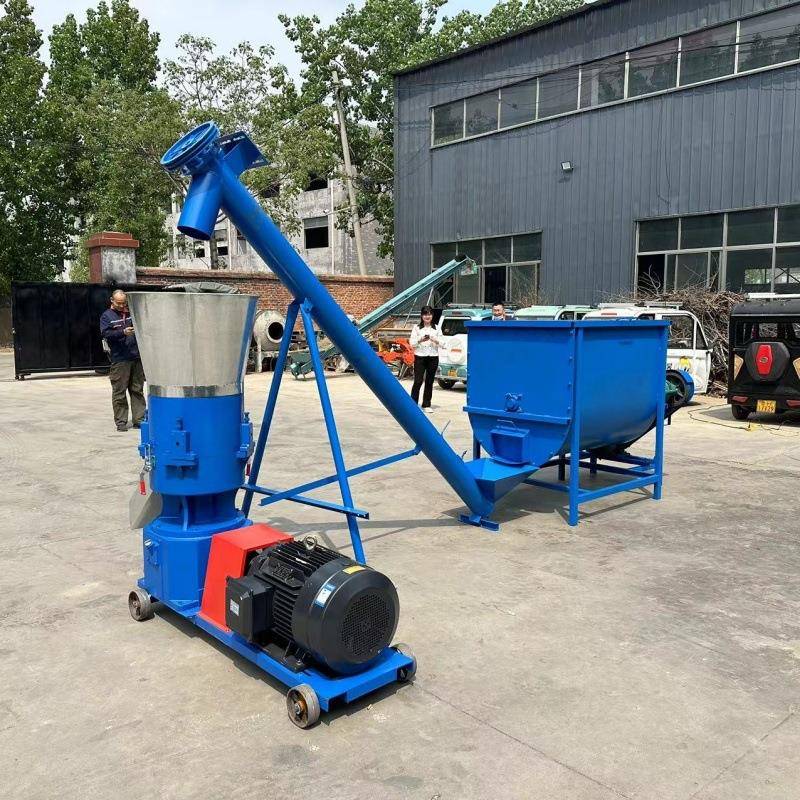 全自动养殖平模颗粒机动物粪便颗粒机草粉粮食颗粒机谷壳颗粒机