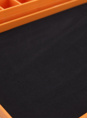 促销款射线探伤用铅字盒 铅字整理橙色塑料整理盒 工业检测坚固盒