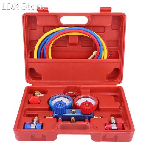 极速500-800Bae jAir Conditioner Manifold Gauge Set with 5ft