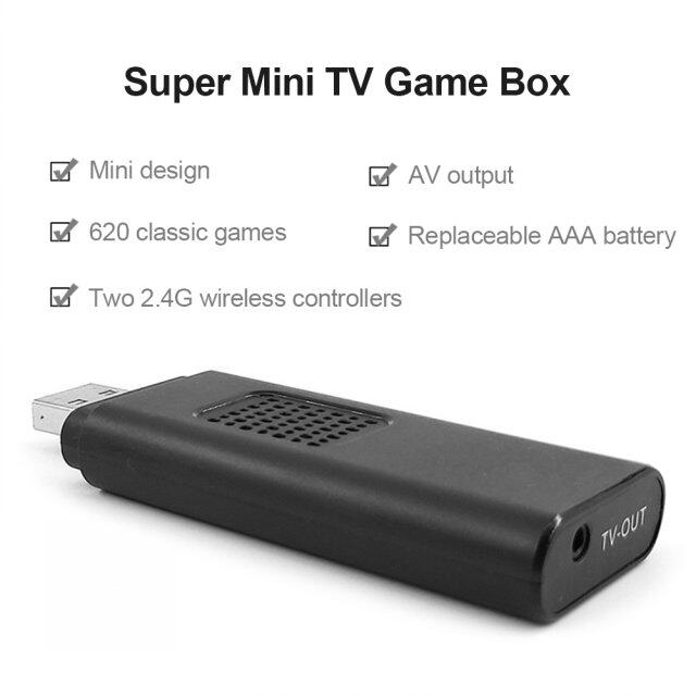 极速8 Bit Handheld TV Video ConsoCle Build in 620 Classic Ga