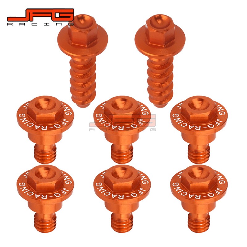 极速适用于EXC20l04-2007越野摩托车改装配件减震挡泥板塑料件螺