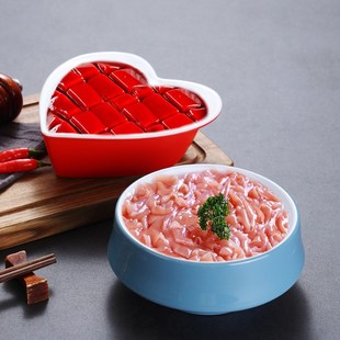 极速密胺餐具创意鲜鸭血碗鹅肠碗复古国风碗M网红重庆火锅店配菜