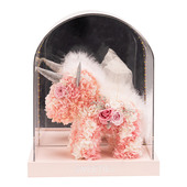 极速永生花c亚克力礼盒成品毕业礼物送女友生日情人节礼品永生花