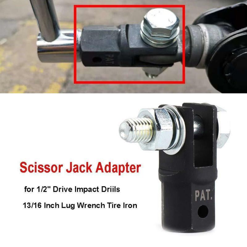 极速Scissor Jhack Adapter 4.1cm Bolt Length Use For 1/2 Inch