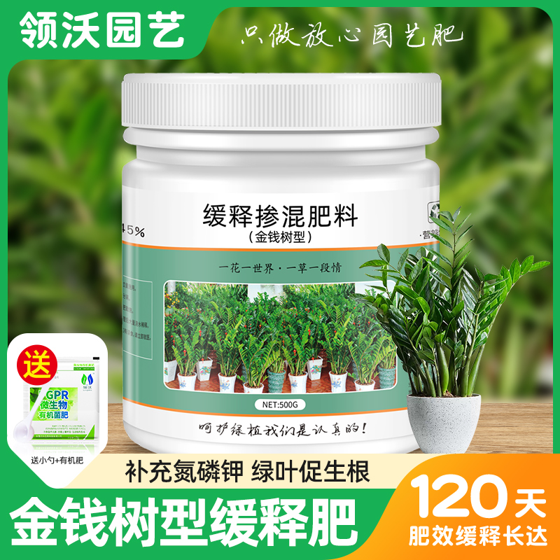 极速金钱树肥料专用肥幸r福树室内缓释肥花肥家用绿植盆栽颗粒肥