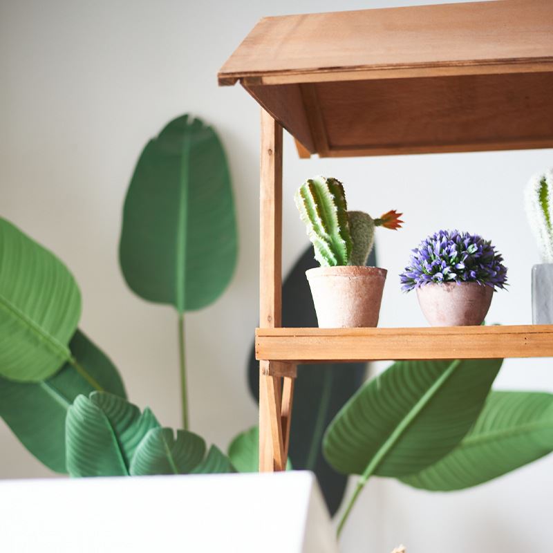 极速JK慕空间 大型实s木花车花架置物架花店装饰陈列展架多功能推