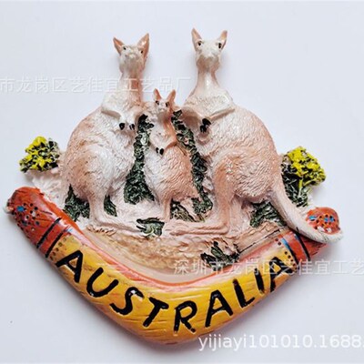 极速European Travel Souvenr Magnetc GStcker Large Australa F