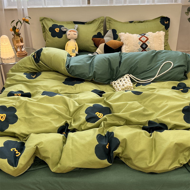 极速水洗棉男学生宿舍夏季1u.5m床上三件套床单人被套上下铺被子