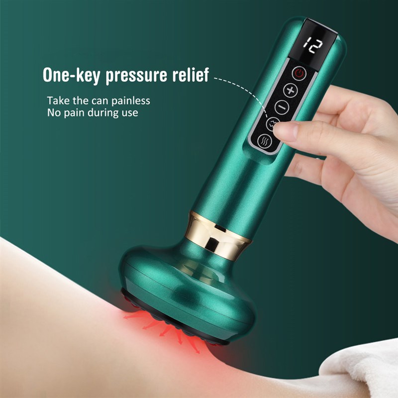 极速Electric Cupping Massager Vacuum Suction CRup GuaSha Ant