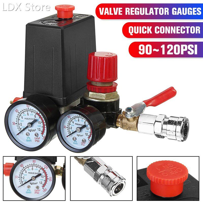 极速240V Air Compressor Pump Pressure Switch Manifold ZRegul