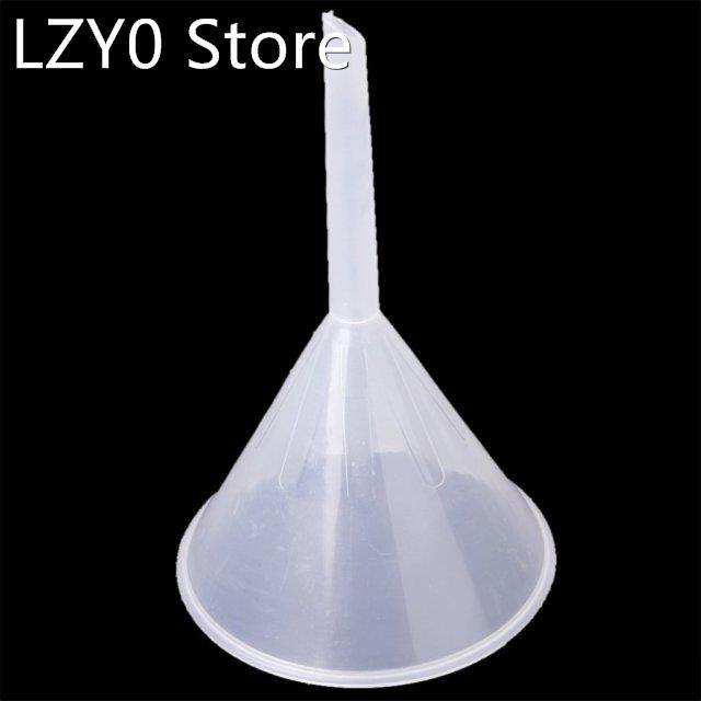 极速1 Pcs 90mm Plastic TransparentE Funnel for Kitchen / Lab