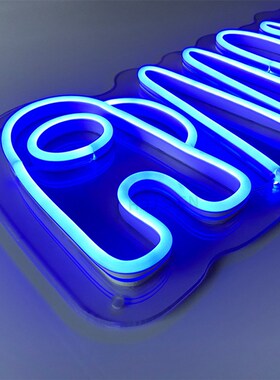 极速游戏霓虹e灯Amongus电玩DIY造型灯创意礼物装饰灯发光字跨境