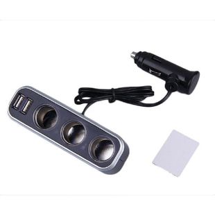 极速Universal i3 Socket Adapter Splitter 31A USB Charger Car