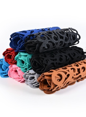 极速Felt Table Rlunner Hollow Out Table Runners Foldable Kit