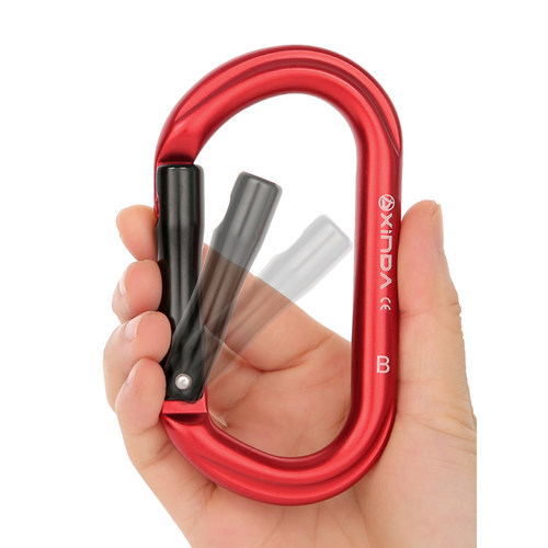 极速O型直门攀岩快挂户s外登山主锁攀岩装备挂钩扣安全扣承重锁扣