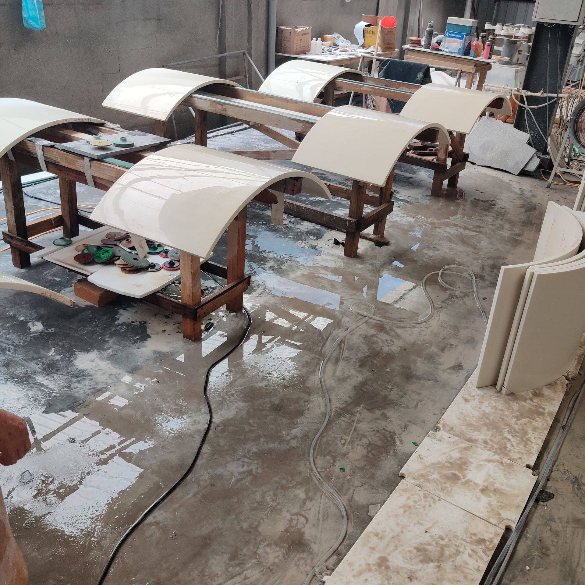 纯白复合微晶石 12mm厚微晶石地砖800x800*18mm 客厅地板砖墙面石