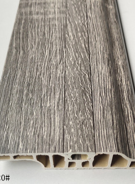 pvc地脚线SPC石塑地板踢脚线灰色家用工装防水踢脚板批发塑料脚线