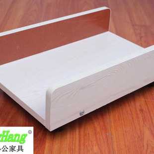 电脑可移动主机托架 电脑主机架子 活动滑轮机箱托 木质主机托台式