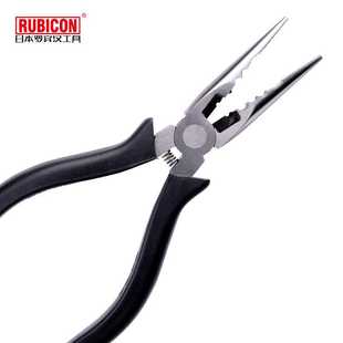 RUBICON罗宾汉RML 日本 150多用电工钳尖嘴钳6寸压端子尖咀钳