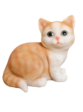 极速小猫咪花园摆件动物树脂工艺品庭院阳台动物摆设X创意户外装