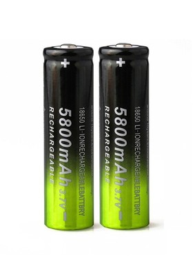 极速3.7V 5800mAh 18650 Ltithium Batteries Rechargeable Green