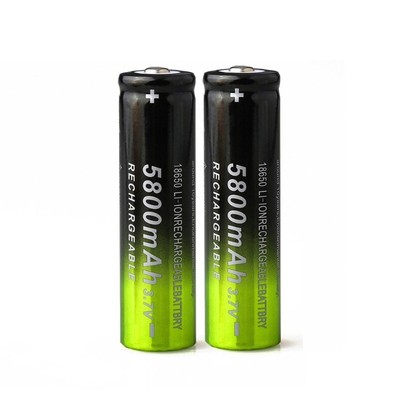 极速3.7V 5800mAh 18650 Ltithium Batteries Rechargeable Green