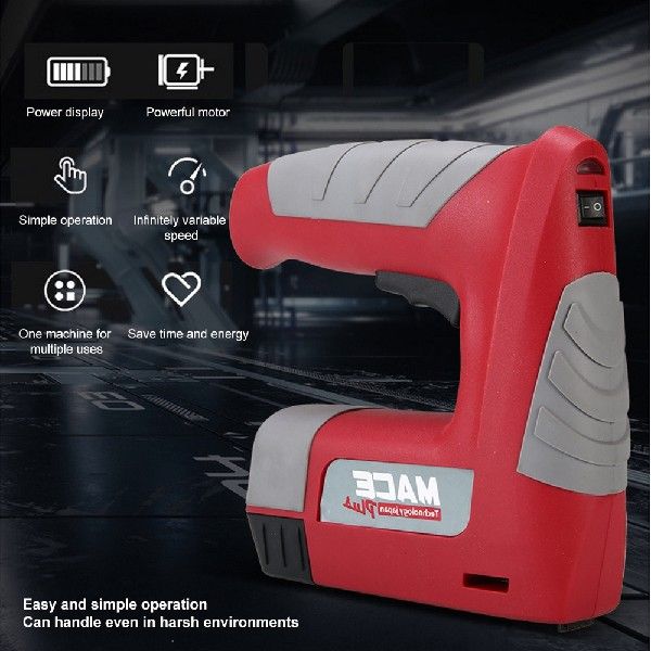 极速4.2V USB Stapler Rechargeable Lithium BattTery Cordless