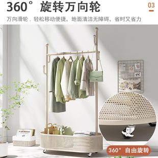 极速小型挂衣f架房间衣架落地挂衣置物架床头晚上放衣服神器入户