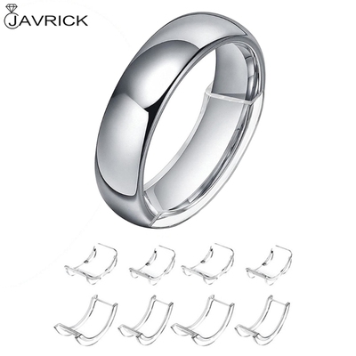 极速8 Sizes Siliconoe Invisible Clear Ring Size Adjuster Res